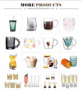 Mushroom Lemon Pumpkin Pattern Tazas de vidrio resistentes al calor <span class=keywords><strong>con</strong></span> asa para el desayuno Leche Café - Product Image 5