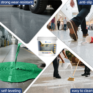 Solusi Pelapis Lantai Efek Marmer 100% <span class=keywords><strong>Solid</strong></span> dan Tahan Lama dari Pabrik ZT dengan Pelapis Lantai Epoxy Berpasir Berwarna Anti Selip - Product Image 4