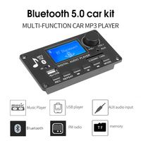 Mains libres voiture lecteur MP3 enregistrement d'appel décodeur carte écran LCD USB TF FM Radio Module télécommande-accessoire électronique