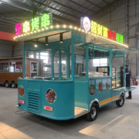 Gerobak Jualan Makanan Mobile Besar Custom, Gerobak Es Krim dan Buah untuk Dijual, Kendaraan Buah dan Sayuran