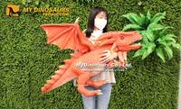 My Dino Cosplay Party Prop Marionnette réaliste animatronique bébé dragon