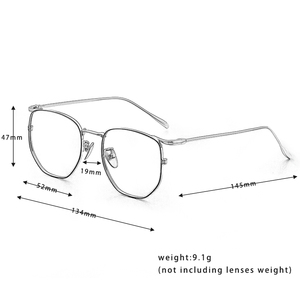 Marco óptico de titanio puro, lentes recetados de <span class=keywords><strong>lectura</strong></span> progresiva personalizados, <span class=keywords><strong>gafas</strong></span>, monturas de <span class=keywords><strong>gafas</strong></span> en línea - Product Image 4