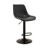 Chaises de bar de luxe au design moderne pour salle à manger, chaises d'îlot de cuisine à pieds noirs, chaise haute imprimé léopard pour îlot de cuisine