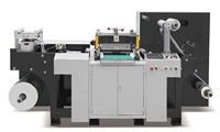 Machine de découpe et de refendage d'étiquettes GPD-350, machine de découpe à plat pour étiquettes imprimées (haute vitesse) Rouleau à rouleau ou rouleau à feuille