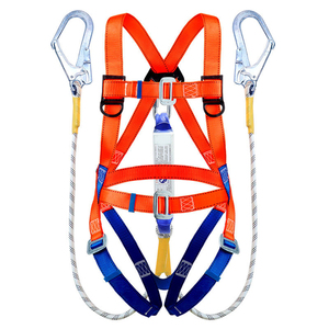 Harnais de sécurité anti-chute 5 points pour le corps entier, 3 m, ceinture anti-chute personnelle pour travaux de construction en altitude et d'escalade - Product Image 1