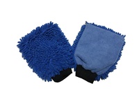 Gant de lavage de voiture en microfibre double face chenille coloré, fabriqué par une équipe technique excellente pour la maison