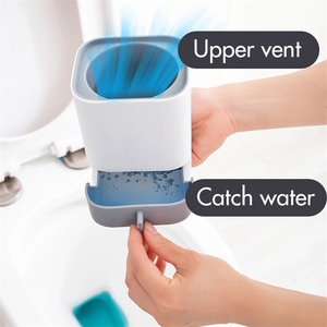 Escobilla <span class=keywords><strong>de</strong></span> Inodoro <span class=keywords><strong>de</strong></span> Silicona TPR Masthome, Innovadora y Eficiente, con Soporte para <span class=keywords><strong>Limpieza</strong></span> del Baño - Product Image 3