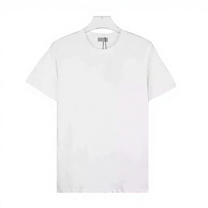 T-shirts de golf pour hommes à manches courtes, de haute qualité, respirants, en tissu polyester/coton tissé 180g, pour l'été - Product Image 2
