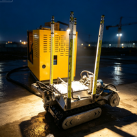 Robot sous-marin professionnel télécommandé YG, châssis de type tank, étanche, certifié CE, robot de dragage de boues