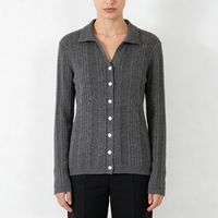 Pull en cachemire 100% pour femme, col en V, tricoté, personnalisé OEM & ODM, haute qualité, vente chaude