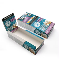 Boîte d'affichage en carton pour en-cas pop imprimés en couleur, boîte d'affichage en papier personnalisée pour les bars, échantillons gratuits, boîte à chocolat
