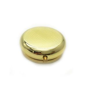 Mini Round Decorative Iron Pill Box Medicine Container <b>Metal</b> Tablet Case Sublimation Pill Box - Product Image 1