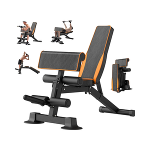 Có thể điều chỉnh 660lbs phòng tập thể dục nhà giảng thuyết Curl băng ghế dự bị đa chức năng có thể gập lại chân mở rộng băng ghế dự bị & kệ - Product Image 1