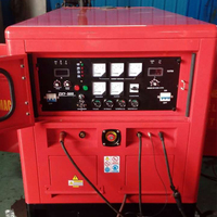 DM-SAE-500A Groupe électrogène de soudage transportable 2 poteaux 400A 500A pour soudage MMA Arc Mig avec moteur diesel
