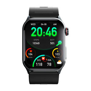 Jam tangan pintar kesehatan, arloji cerdas pemantau tekanan darah dan detak jantung ECG F530, 100 + mode Multi olahraga IP67 anti air 2.10 layar IPS - Product Image 5