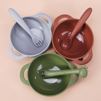 Assiette à Dessert en Silicone Non toxique, 1 pièce, bol d'aspiration pour bébé
