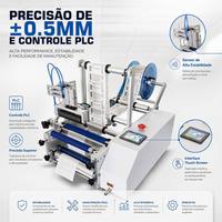 Machine d'étiquetage semi-automatique polyvalente, vitesse réglable de 20 à 40 étiquettes par minute pour bouteilles en plastique/verre, aliments, cosmétiques