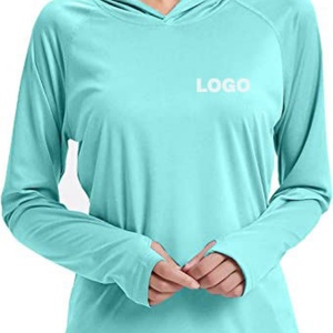 Camisas de Pesca Sublimadas Personalizadas para Mujer, Camisa de Pesca con Capucha para Mujer, Protección Solar - Product Image 4