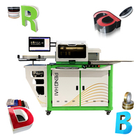 Máquina Automática CNC para Doblar Láminas de Aluminio para Letras 3D y Letras de Canal de Plástico, Capacidad de 400 kg