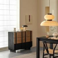 Nouvelle commode de style chinois en bois massif et panneaux de particules, meuble de rangement pour salon, chambre et entrée