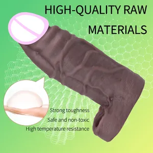 Extensor de Pene Realista y Reutilizable, Retrasa la Eyaculación, Condón Impermeable de Alta Calidad y Anillo para el Pene, Juguete Sexual para Hombres - Product Image 5