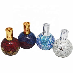 Aromaterapia compatible con aceite Lampe Berge, lámpara de aromaterapia catalítica de 100 ML Lámpara de aceite de mosaico de vidrio - Product Image 1