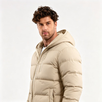 Service OEM personnalisé pour fournisseurs : Doudoune d'extérieur coupe-vent pour homme, veste décontractée pour homme, manteau d'hiver pour homme