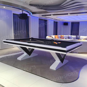 2025 Phổ Biến Nhất Thiết Kế Mới Sang Trọng Phong Cách Hiện Đại Gỗ Rắn Và Slates Giường Bida Bảng Hồ Bơi Với Màu Trắng - Product Image 5