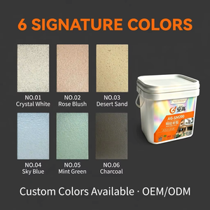 Revestimiento Decorativo de Pared con Piedra de Color Inorgánica |   No se requiere masilla |   Acabado Mineral Resistente al Agua |   AG-SM200 - Product Image 1