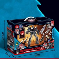 Cybertron Commander, Figura de Acción Transformable, Robot Convertible en Auto y Camión, Modelo de Juguete de Plástico PVC para Niños