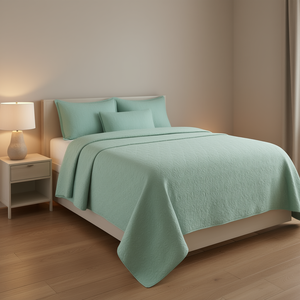 Juego de colcha de espuma de mar reversible de tamaño completo DB Colección de ropa de cama Premium - Product Image 2