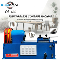 Machine à sertir rotative RUNGOAL pour tubes coniques, idéale pour les pieds de table et de canapé