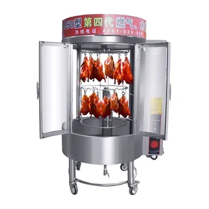 Chuangyu grelha de pato de galinha e pato, equipamento vertical de uso duplo