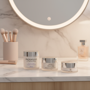 Vasetto Vuoto in <span class=keywords><strong>Plastica</strong></span> per Cosmetici e Cura della Pelle, 20 g 30 g <span class=keywords><strong>50</strong></span> g, Mini Contenitore per Crema - Product Image 1