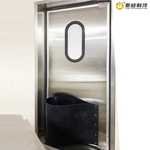 Porta Industriale a Doppia Anta in Acciaio Inox 304, Ben Sigillata, Apertura Bidirezionale per Magazzini, Camere Bianche, Esterni e Appartamenti - Product Image 1