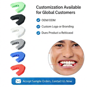 Protector <span class=keywords><strong>Bucal</strong></span> de Rugby, Protector <span class=keywords><strong>Bucal</strong></span> de <span class=keywords><strong>Boxeo</strong></span> y Protector Dental - Protector <span class=keywords><strong>Bucal</strong></span> Entrenador de Mandíbula, Herramienta de Ejercicio Facial de Silicona para la Mandíbula - Product Image 1