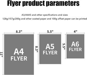 Tùy chỉnh hai mặt thiết kế in ấn 128G Brochure gấp <span class=keywords><strong>Flyer</strong></span> manualpromotional tờ rơi nhà hàng công thức thực phẩm danh mục tập sách - Product Image 6