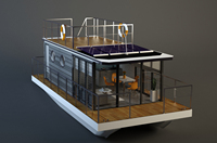 Maison flottante écologique au design moderne à vendre