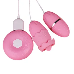 Yeni çok yönlü seks oyuncakları tıbbi silikon 12 modları titreşimli aşk yumurta ile nokta yalama vibratör vajina topları