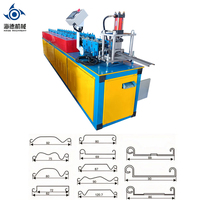Machine de profilage à froid pour rails de porte de garage à enroulement, avec engrenage et moteur, pour lamelles de porte en aluminium HD