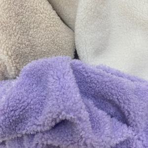 100% Polyester Fabric Knitted <strong>Teddy</strong> <strong>Bear</strong> Fur Fabric Sherpa Fleece Stretch Velvet Fabric - Product Image 5