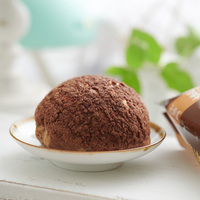 Daqiaodao Crème glacée à la lave au chocolat Coque croustillante congelée et crémeuse Nouveauté Chocolat congelé Eclair Traiter Snack Crème glacée créative