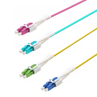 Cable de Fibra Óptica Multimodo OM4 50/125 LC-LC UPC Uniboot, 1.6mm Slim 2.0mm LSZH para Centros de Datos de Alta Densidad