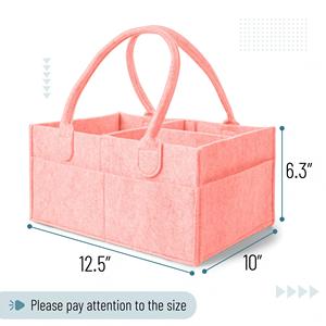 Bolsa de Pañales de Fieltro para Mamá, Bolsa de Almacenamiento de Artículos para Bebés - Product Image 2