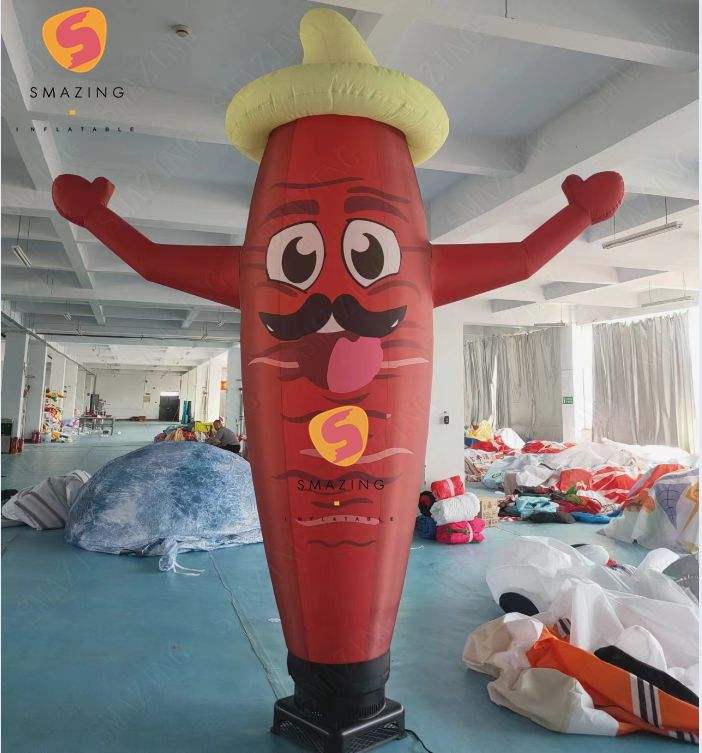 Custom Inflatable Advertising Air Dancer Sky Wave Man Inflatable Waving ...