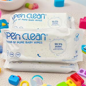 Salviette per Neonati Organiche Mini Portatili OEM, Salviette Usa e Getta per la Pulizia Intima del Bambino - Product Image 2