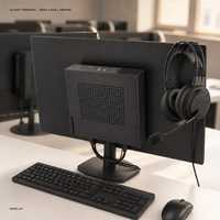 Solution complète de laboratoire linguistique : Terminal Cloud, Mini PC, Moniteur commercial, Casque audio, Logiciel d'enseignement interactif