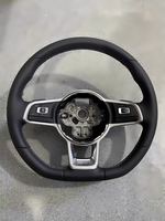Leder-Lenkrad für Volkswagen VW Golf MK7 7.5 GTI GTD GTE 2013-2020 Polo GTI für Tiguan Passat Sport Auto-Lenkrad