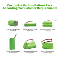 Pack de batteries rechargeables NiMH AA 1600mAh, fabrication ODM, 4.8V 6V 7.2V 9.6V 12V 14.4V, certifié CE PPWR pour jouets et appareils électroniques
