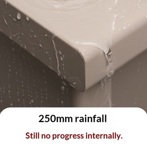 Armario de Almacenamiento para Balcón de Acero Reforzado Estilo Chino, Puerta Corredera, Impermeable, Resistente al Sol, Muebles para Exteriores - Product Image 4